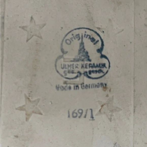 Hand painted vintage tile - Picture 3 of 3